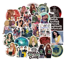 50Pcs American Classic TV Series Riverdale Cartoon Sticker For Refrigerator Suitcase Diary Book Waterproof Graffiti Sticker