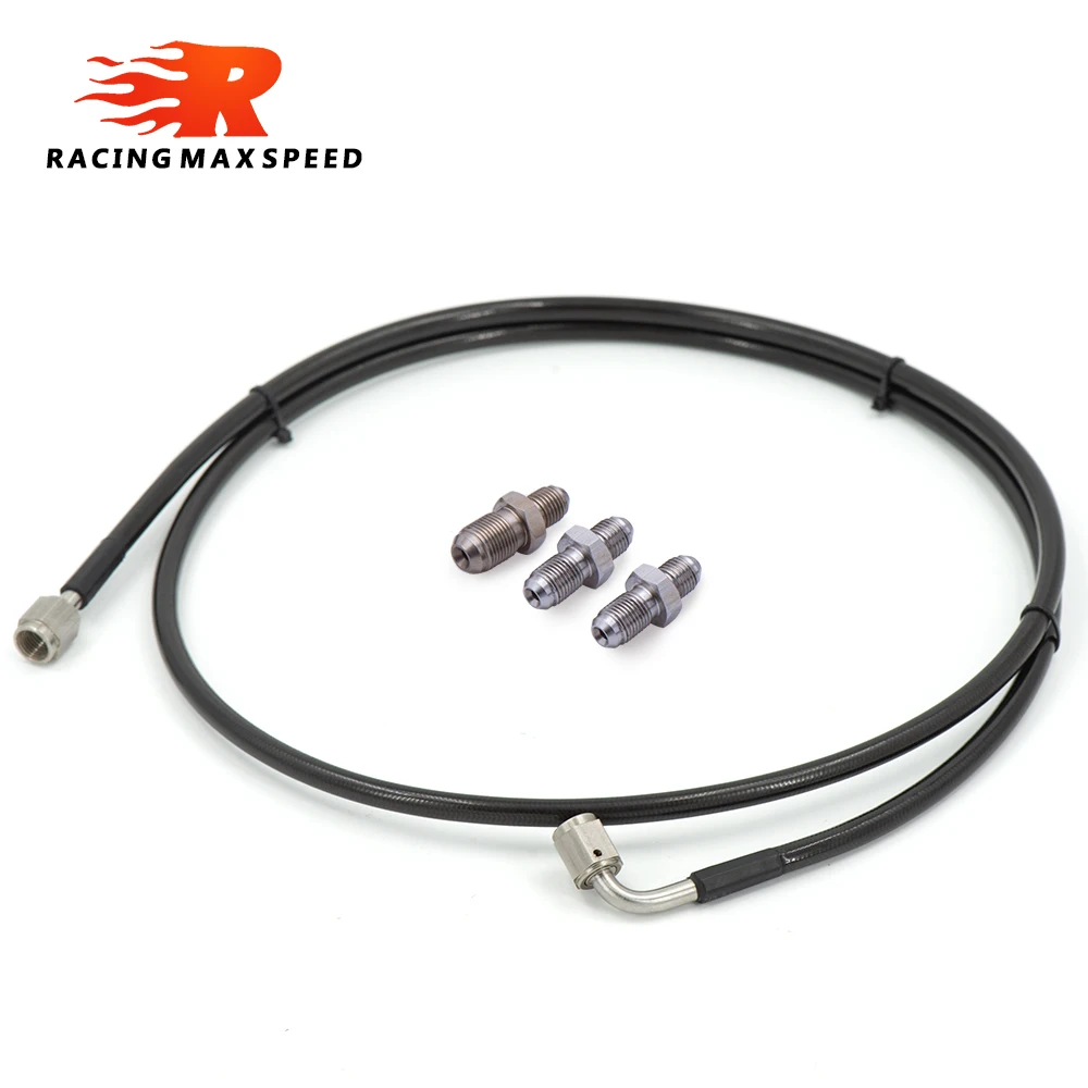 Фото Полная линия сцепления Master-Slave Cylinder из нержавеющей стали для Honda Civic Si 06-15, включает фитинг M10 (2 шт.) и фитинг M12. (1 №2