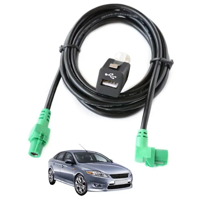 Переключатель USB разъем провода жгута проводов для BMW E60 E81 E70 E90 F12 F30 F10 F25|Кабели