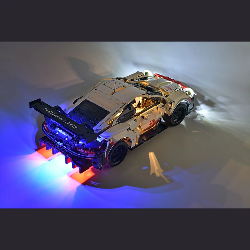 DIY светодиодный светильник ing комплект Строительные кирпичи игрушек классный