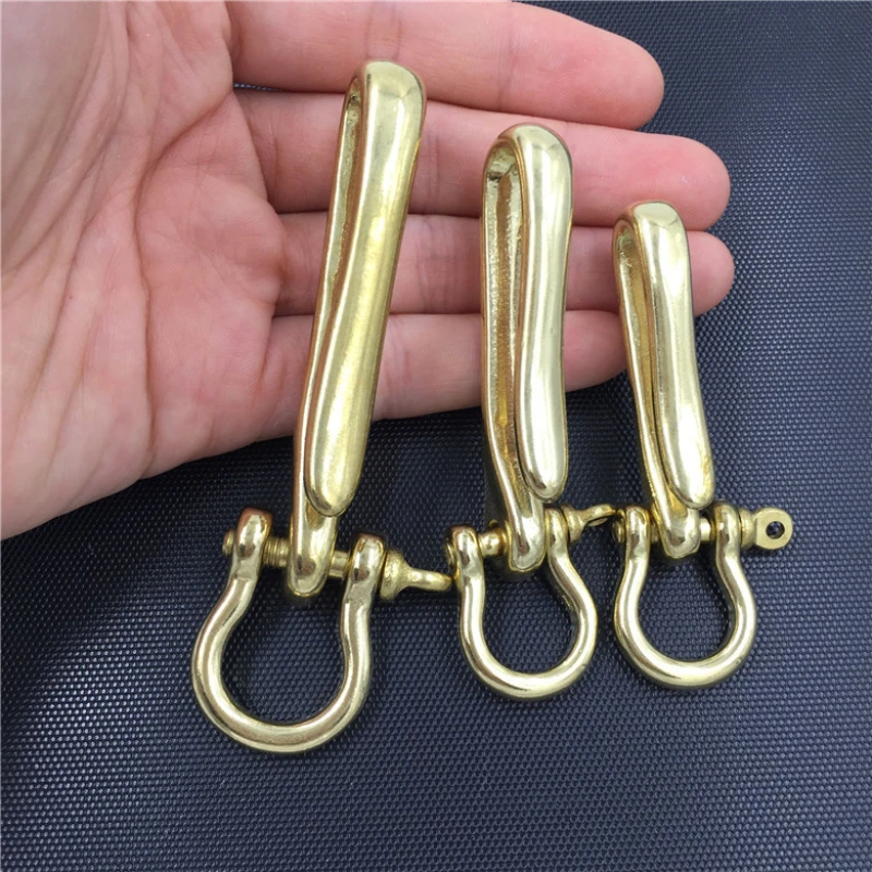 

Copper key ring u-hook car keychain charm for men key chain accessories trendy diy keychain designer luxury brand keychain