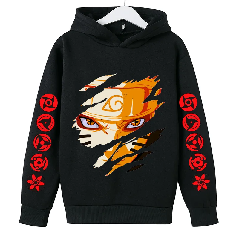 

Boys/Girls Anime Hoodie children kakashi pullover kids Autumn Tops Hoodies boy girl uzumaki Sweatshirt