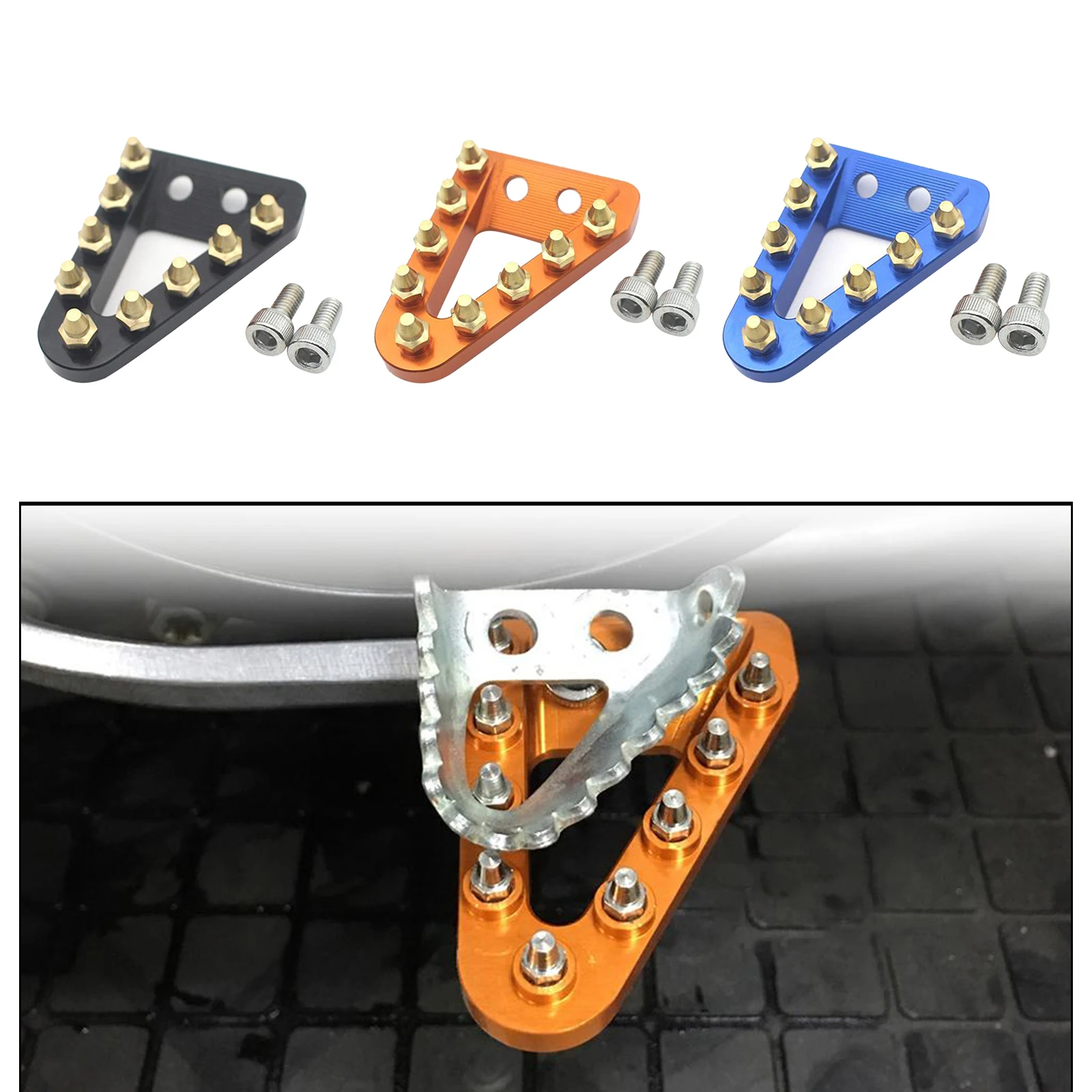 

CNC Rear Brake Pedal Lever Step Plate Tip Rest Fit for Husqvarna TC125 FC250 350 450 TE/TX/TC/FC/FX/FE 125-501 2017-2020