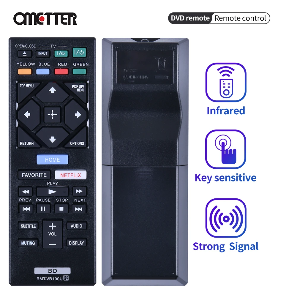 

RMT-VB100U Remote Control For Sony Blu-ray DVD Player BDP-S1500/ S3500 BX150