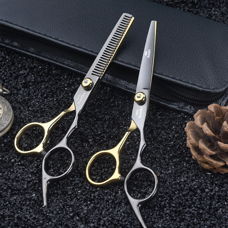 

Hair Thinning Scissors Cutting Teeth Shears 6 inch Professional Barber Hairdressing Scissors Stainle Shears Scissor Toolss Steel