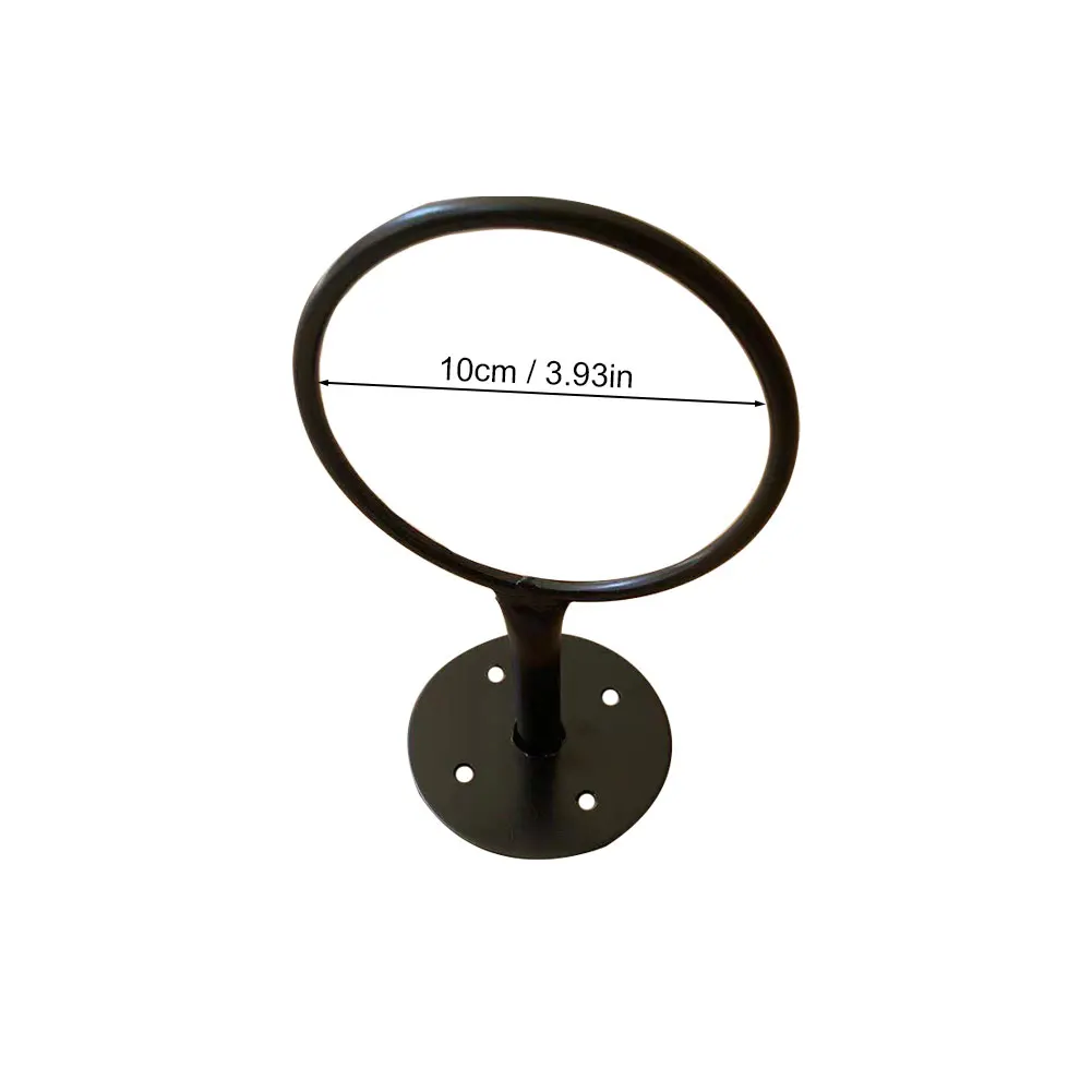 2pcs practical organizer wall mounted round hollowball space saving ball holder football display storage rack basketball soccer free global shipping