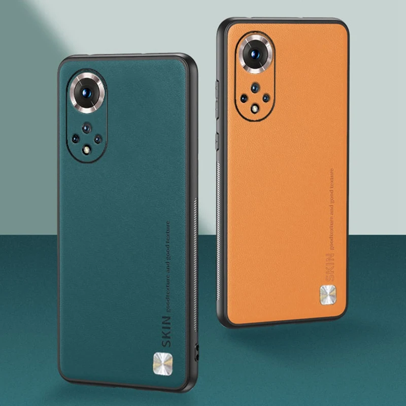 Роскошный чехол из искусственной кожи для телефона Honor 50 Pro 30S матовый Силиконовый