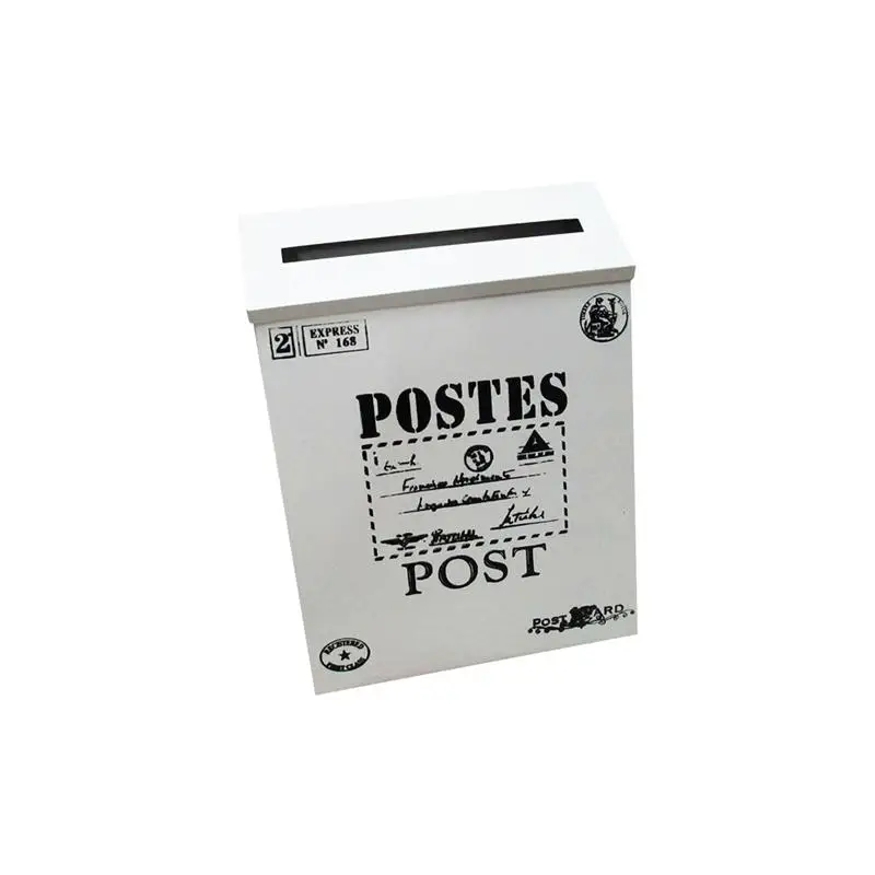 

Card Post Box Mailbox Home Wall Decoration Ornament Creative Photo Prop Warehouse Apartment Home Garden Letterbox