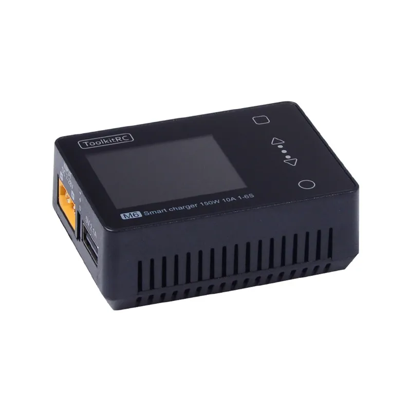 ToolkitRC M6 DC 150 Вт 10A LCD 2-6S литиевая батарея смарт баланс зарядное устройство Dis