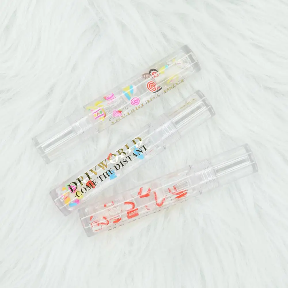 

Wholosale Drivworld Hydrating Clear Glitter Lip Gloss Has Scents Lip Gloss Vendor bulk with Private Label