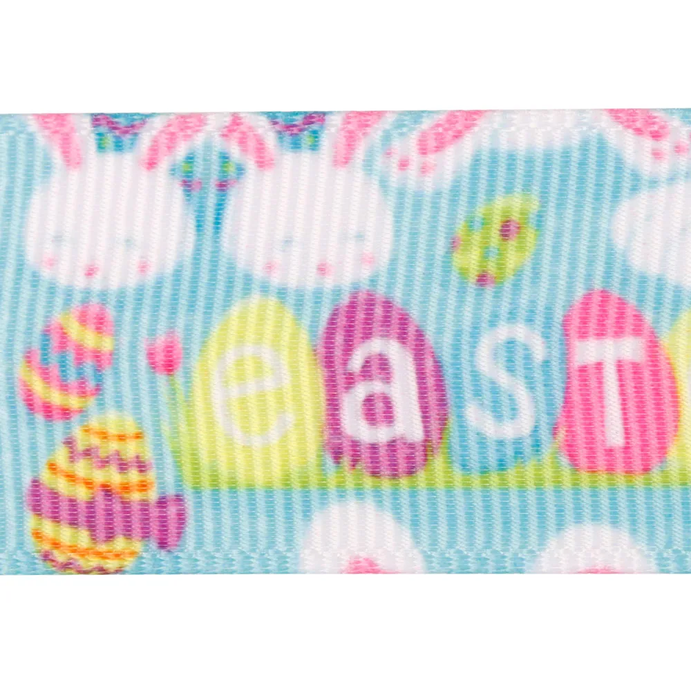 5Y 25 мм Пасхальная фотолента яйцо кролик мультяшный принт лента ремесла упаковка