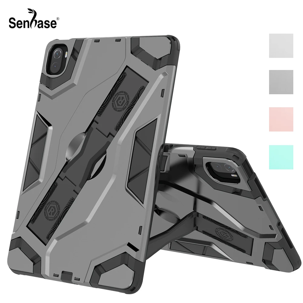 

Shockproof Armor TPU + PC Portable Hand Strap Stand Tablet Protective Cover For Xiaomi Mi Pad 5 MiPad5 Pro 11 inch 2021 Case