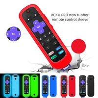 silicone protective cover for roku voice remote pro 2021 roku pro ultra 4800r controller case shockproof shell