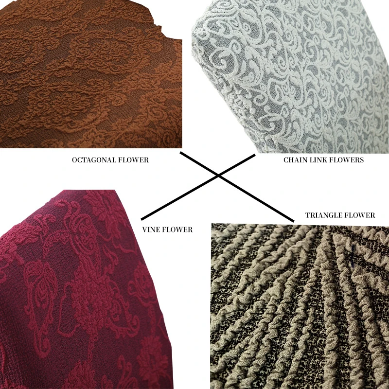 

Nordic Jacquard Dining Chair Cover All-inclusive Embroidery Style chair slipcover for Living room Restaurant Banquet Chair Decor