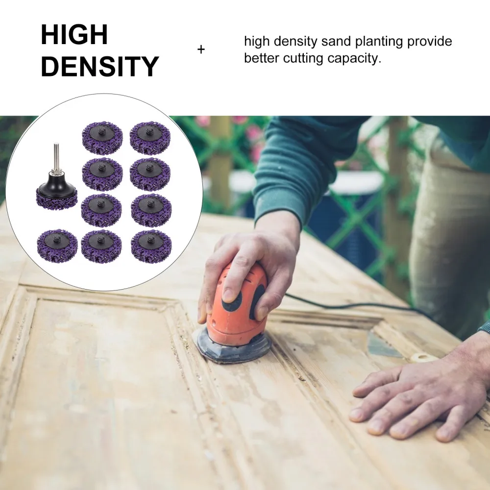 

11pcs 2 inch Sanding Discs Quick Change Discs Set Surface Conditioning Discs