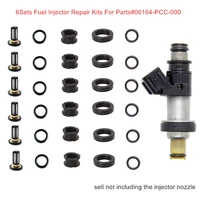 free shipping 6sets wholesale fuel injector repair kit service kit for honda odyssey 1998 06164 p8e a00 06164 pcc 000