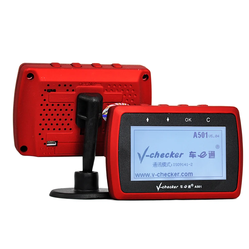V checker A501 бортовой компьютер OBD II сканер считыватель кодов ошибок двигателя