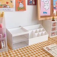 desktop drawer tapes storage box home office desk stationery pen holder organizer cute school office organizer for child