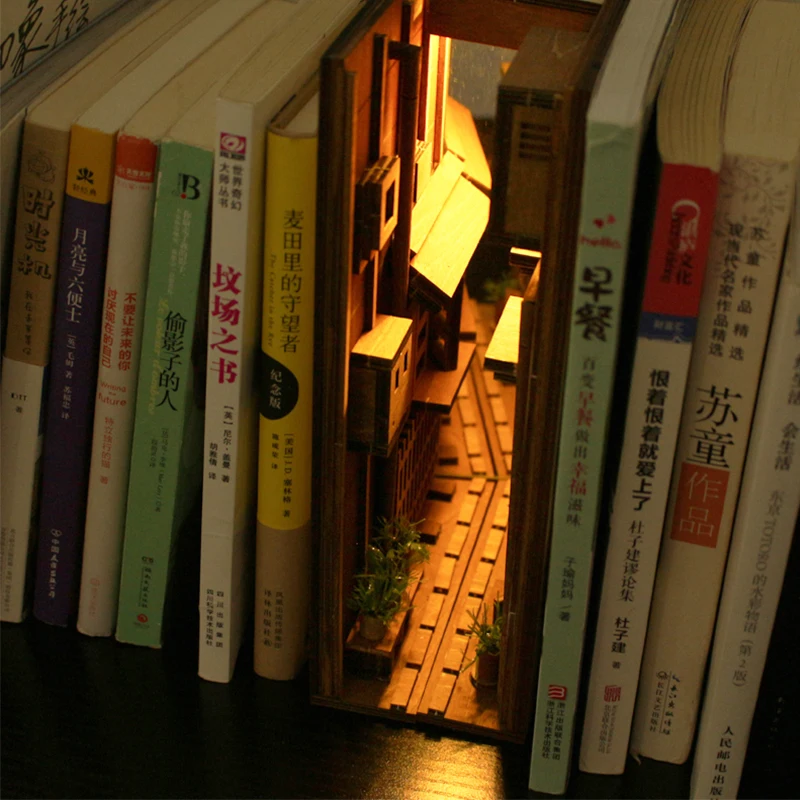 Деревянный книжный уголок вставки художественные закладки DIY Декор для книжной