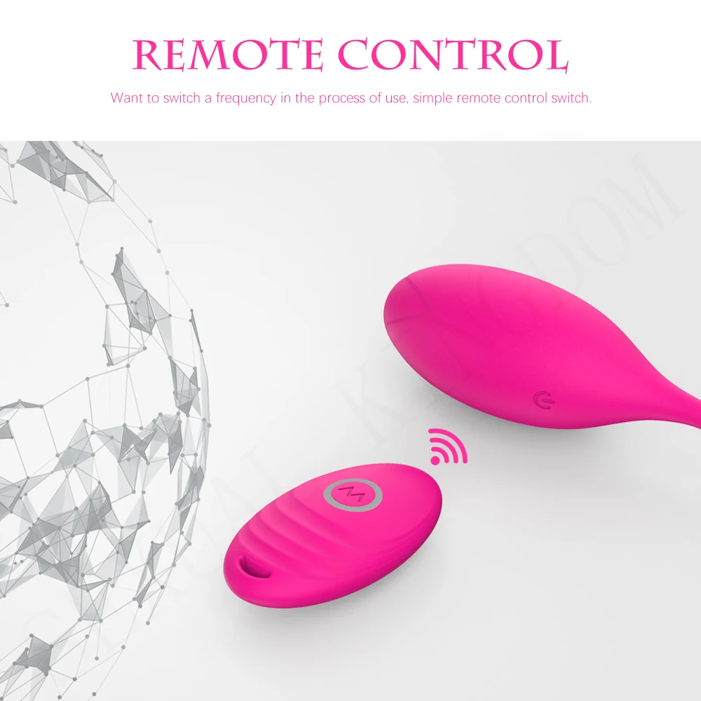 Пульт дистанционного управления прыгающее Яйцо вибратор Кегель шарик