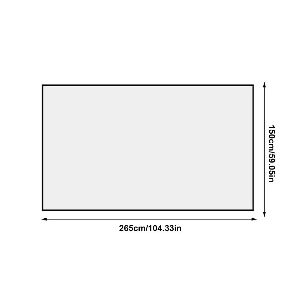 

120 Inch Projection Screen Convenient Portable 16:9 1080P HD Projector Cloth For Smart Phone Hologram Home Outdoor Office Games