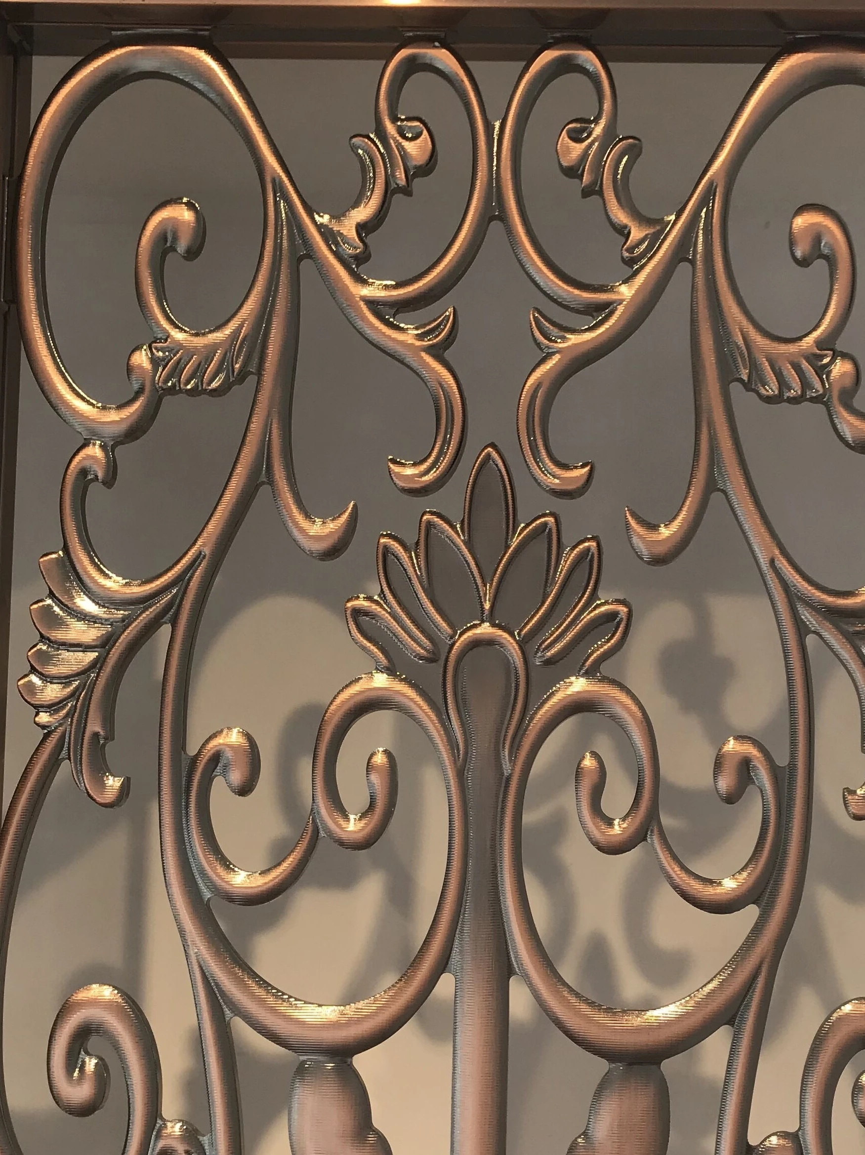 

Light luxury stainless steel screen, living room, dining room and bedroom partition decoration SUS 304