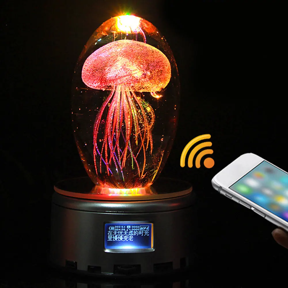 Светильник в виде медузы 3D Рождественский детский ночник разноцветсветильник