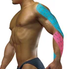 5 см * 5 м наружная кинезиологическая спортивная лента с отверстием, Спортивная самоклеящаяся повязка для восстановления, тренажерный зал, фитнес, медицинская боль в мышцах