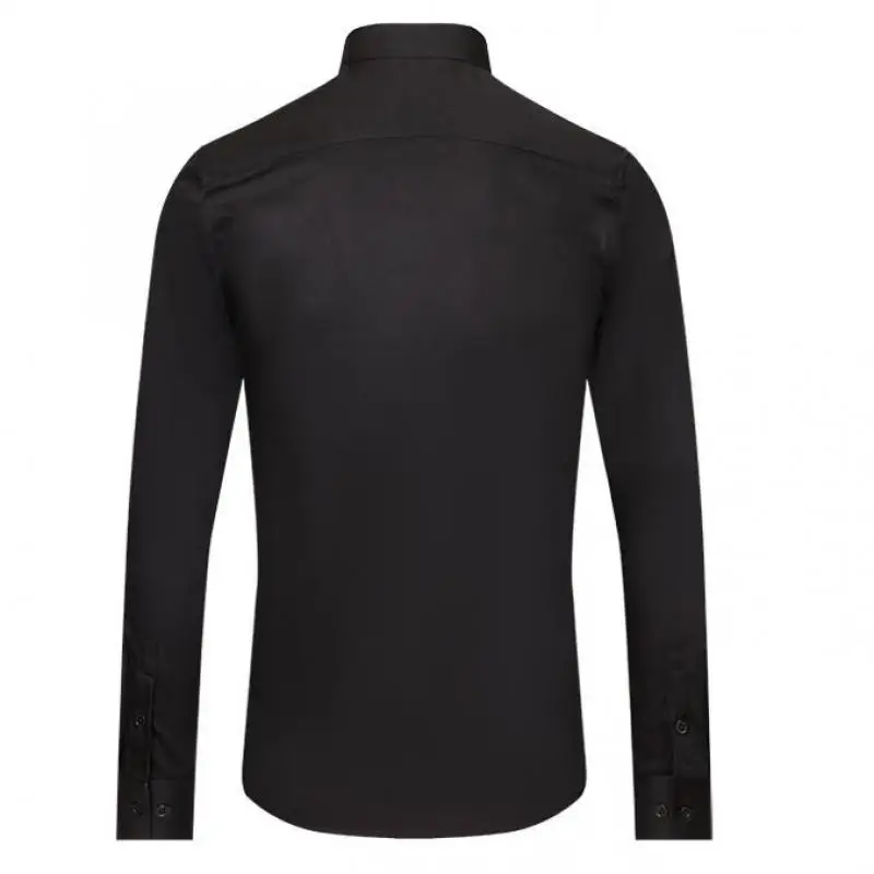 

Branch Embroidery Tree Luxury Long Sleeve Casual Mens Dress High Quality Slim Fit Party Male Shirts