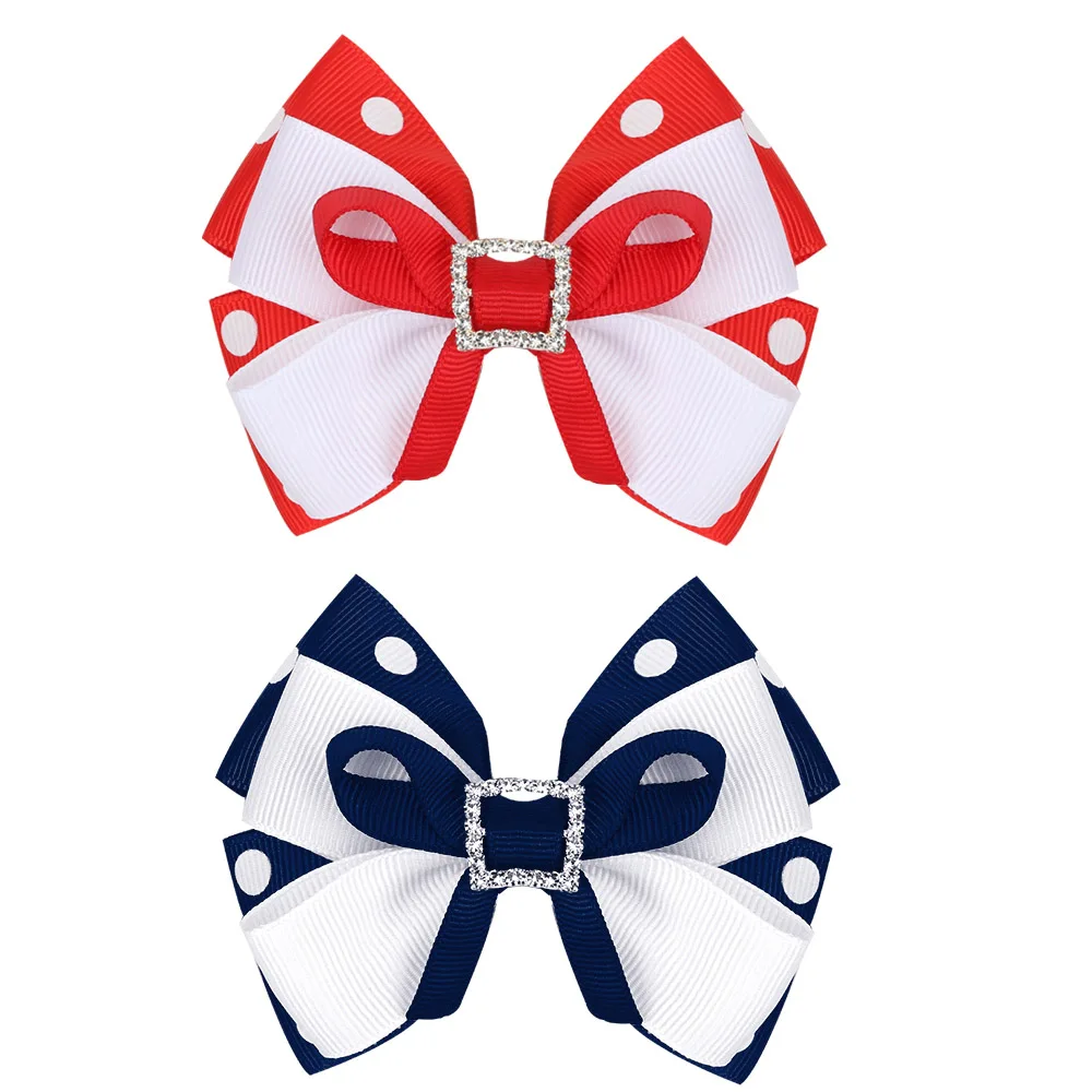 Laço de cabelo de gorgorão, laço colorido artesanal colorido de cabelo com clipes laço de cabelo de gorgorão com clipes para crianças acessórios de cabelo (0)