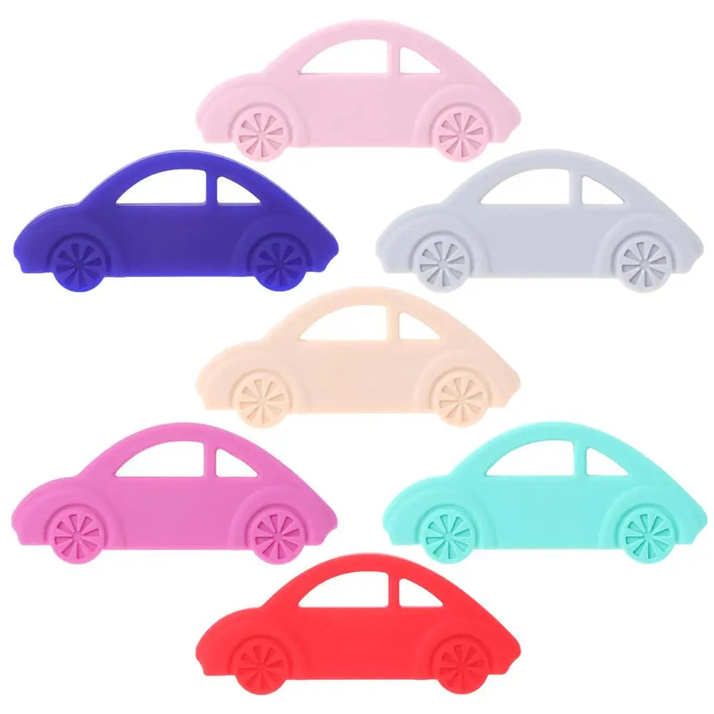 Детский Прорезыватель для зубов силиконовые Автомобильные Игрушки режущихся