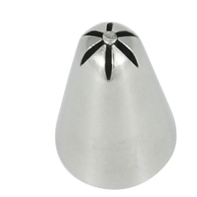 

(30pcs/Lot) Free Shipping MRF Stainless Steel 18/8 Cake Decorating Closed Star Icing Nozzle #131 with Core