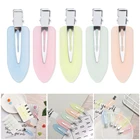 4 шт. Новые бесшовные заколки для волос без изгибов модные заколки без следов зажим для макияжа без сгибов зажим для укладки взрыва карамельных цветов