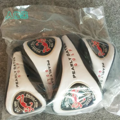 white Гибридные Чехлы для головы Golf UT из искусственной кожи, 2 цвета, чехол для водителя - Цвет: white