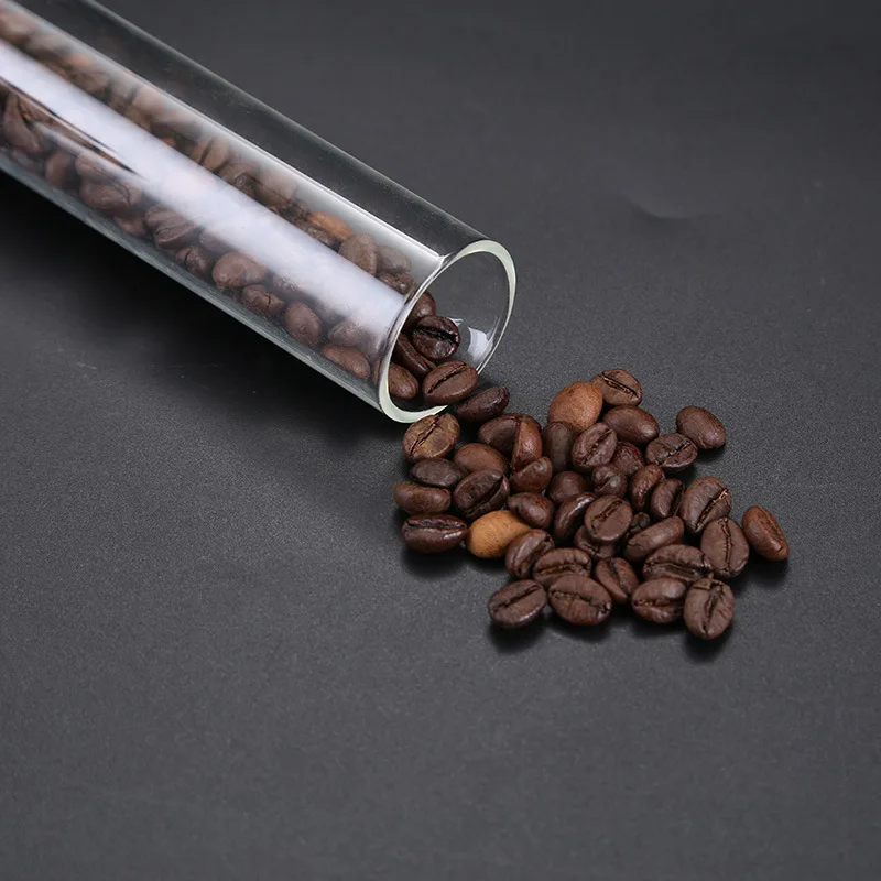 Креативная деревянная витрина для кофе зерен цветов чая стойка канистра злаков