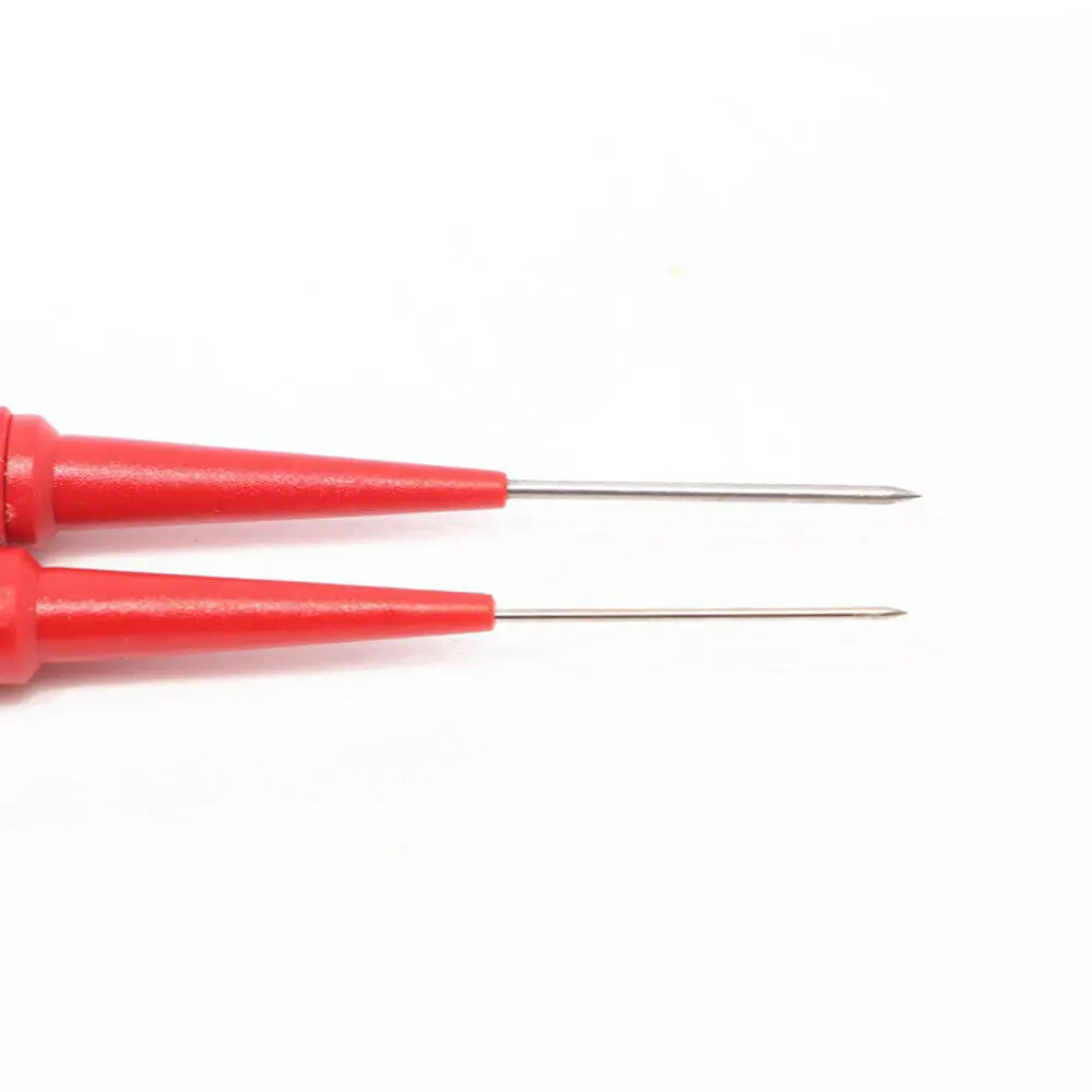4pcs Test Probe Instrument Parts & Accessories Needle Multimeter Tools Black/red For Banana Plug Car Puncture Line | Автомобили и