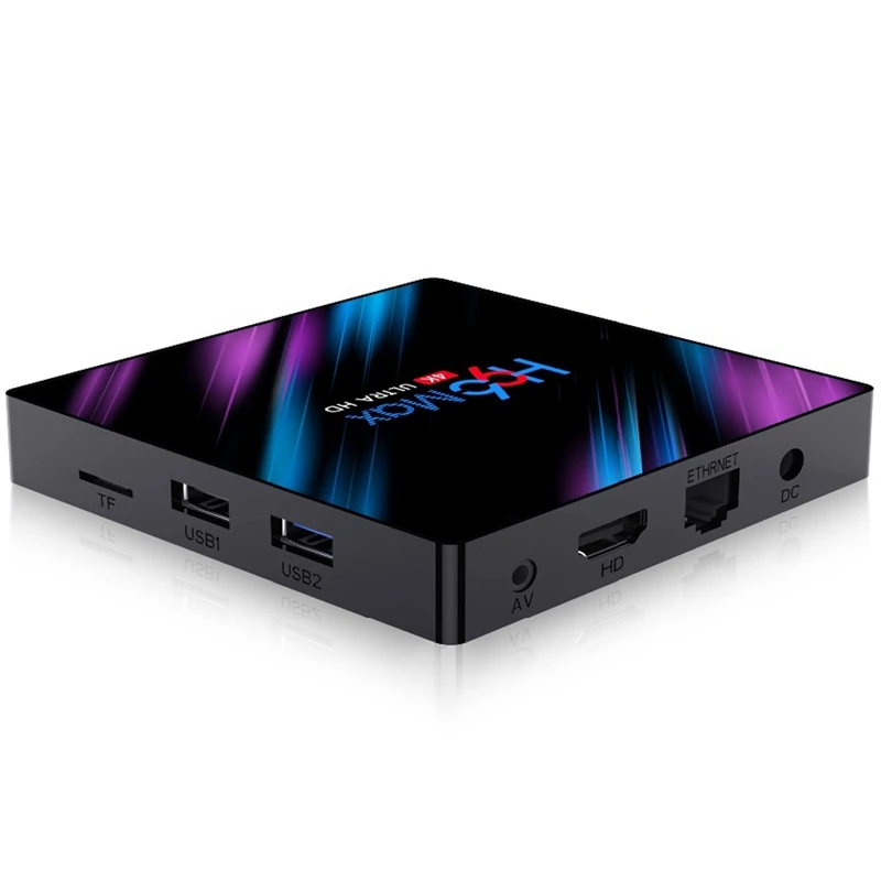 Android 9 0 H96 Max 3318 ТВ-приставка 2 4G/5G Wifi Rk3318 четырехъядерный Bt4.0 H96Max 4G 64G Мини-приставка