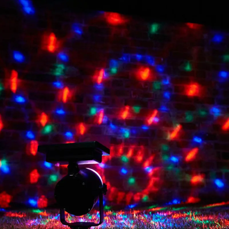 Солнесветильник свет для сада газона вращающийся шар двойной светодиодный