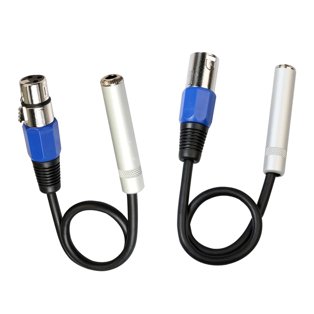 2 X XLR 3 Pin папа к женскому/мужской сбалансированный аудио Кабель микрофонный