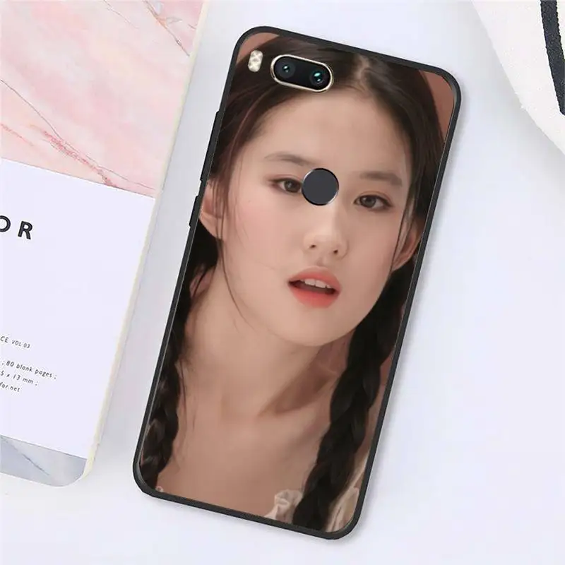 

Crystal Liu Chinese famous actor Phone Case For Xiaomi Redmi note 7 8 9 t max3 s 10 pro lite luxury design cover shell