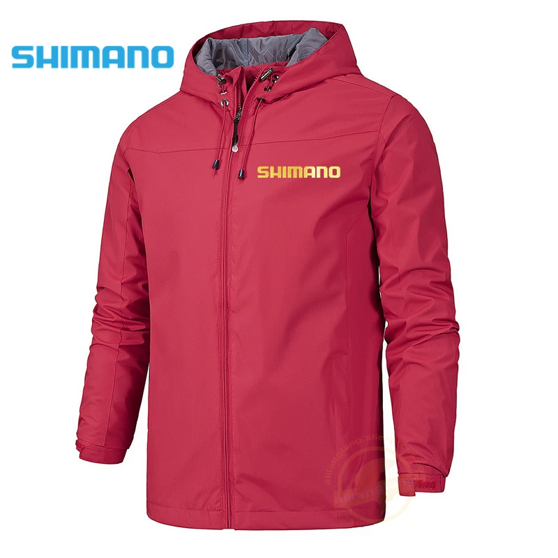 

Men's Outdoor Waterproof Fishing Jacket Spring Autumn Thin Hooded Men's Clothes Sunscreen Windbreaker Sports Fishing Clothing