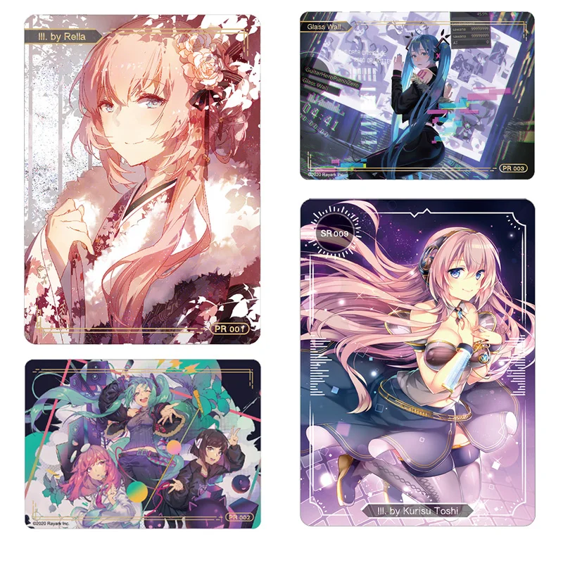 

Hatsune Miku Anime Idol Collection Card Full Flash Edition The Second Large Set of Children's Gifts