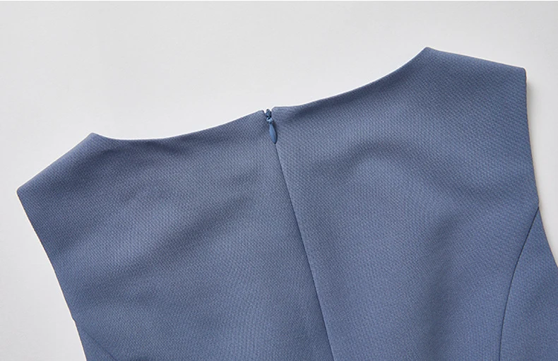 

Women's Summer Retro Sleeveless Slim Business Pencil Dress Ladies Vintage Solid Color Sheath Elegant Party Bodycon Dresses