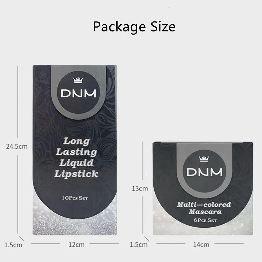 

6 Colors Colorful Mascara Set, Rainbow Colorful Waterproof Mascara 3D Fiber Lash Mascara Volume Eye lash