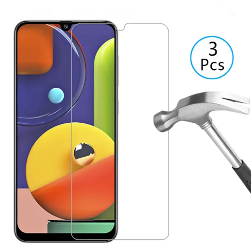 

3Pcs Tempered Glass For Samsung a50 a50s A10 A10s A11 A31 A41 A30s galaxy A51 A71 5g Screen Protector on Samsung a40 a70 Glass