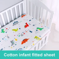 130cm70cm baby crib bed sheet 100 cotton fitted sheets newborn bassinet mattress pad infant bedding set for babies boys girls