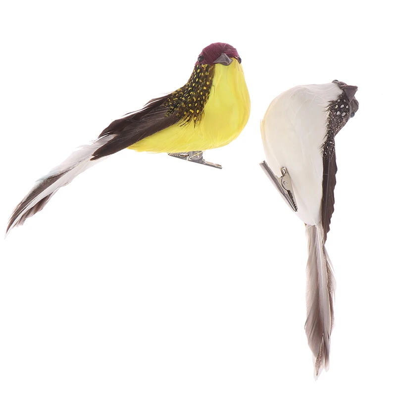 

1pc Artificial Foam Feathers Kids Wedding Decoration Fake Craft Birds Mini Bird Birtay Party Decoration