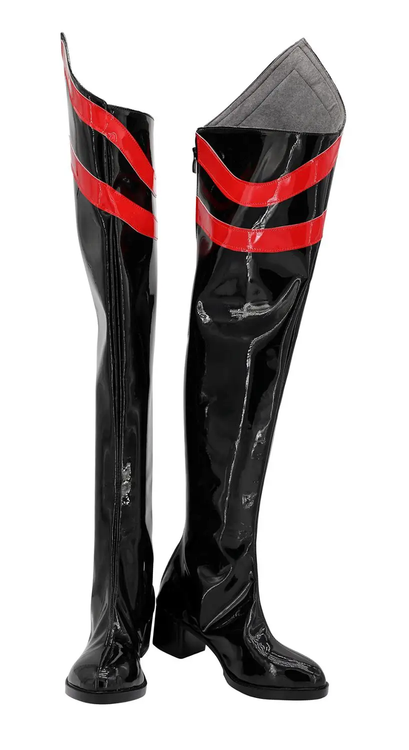 ЕВА АСУКА Langley Soryu Cosplay Сапоги выше колена черные сапоги на заказ любой