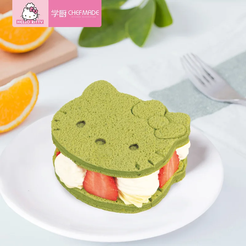 CHEFMADE HELLO KITTY Кухня авторизация ребенок милый Кот пластик DIY торт рисовая формочка