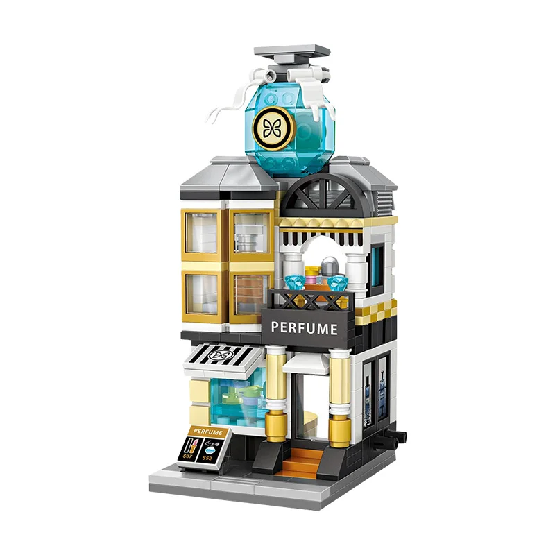 LOZ Mini Building Street View City DIY блоки развивающие сборочные кирпичи модель зодиака